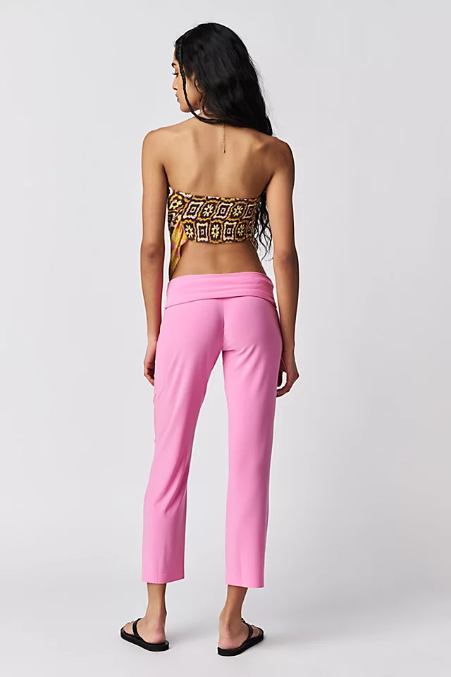 Norma Kamali Pencil Pants Candy Pink