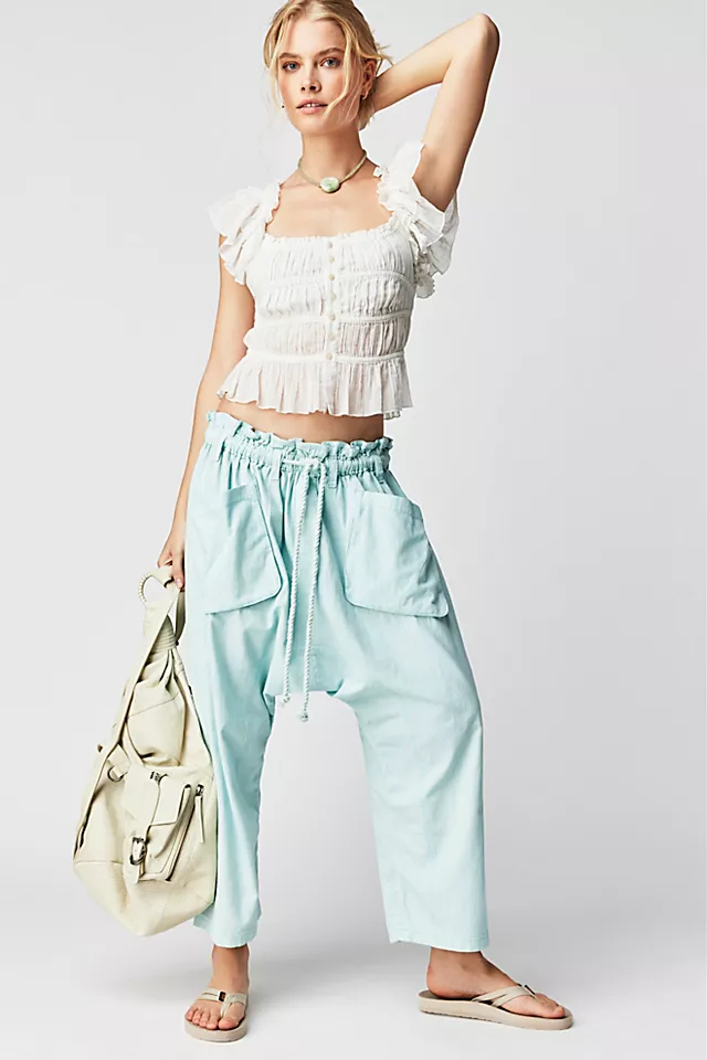 Runyon Oversized Solid Pants Cool Air