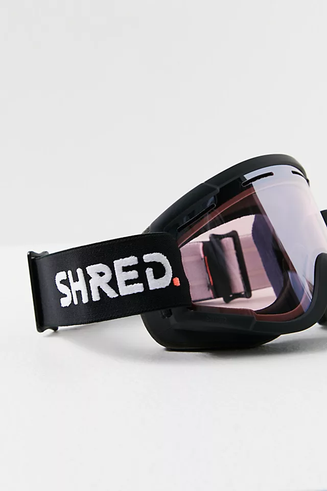 Shred Nastify Black Ski Goggles Black
