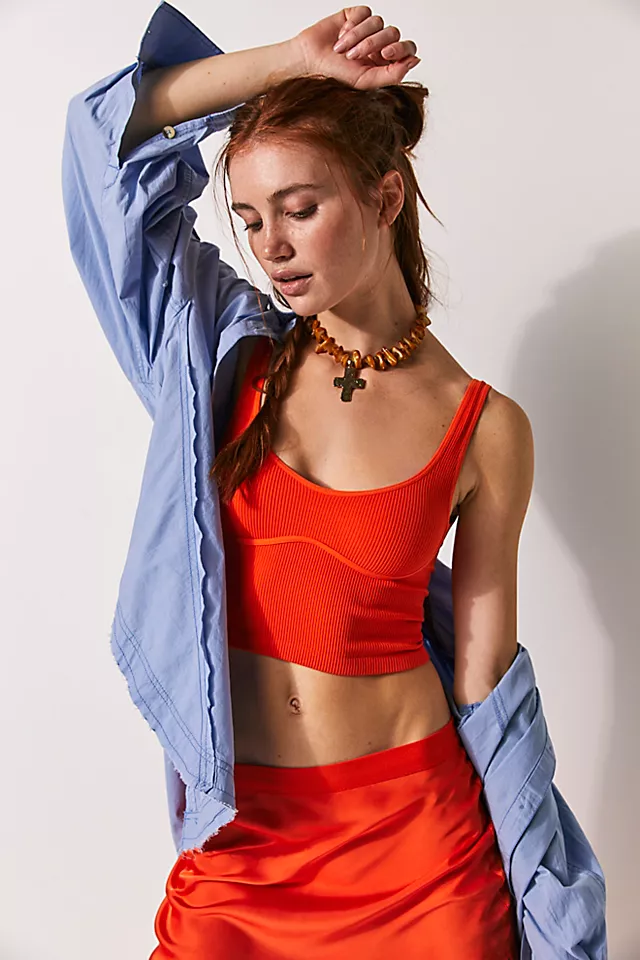 Meg Seamless Crop Rio Paradise