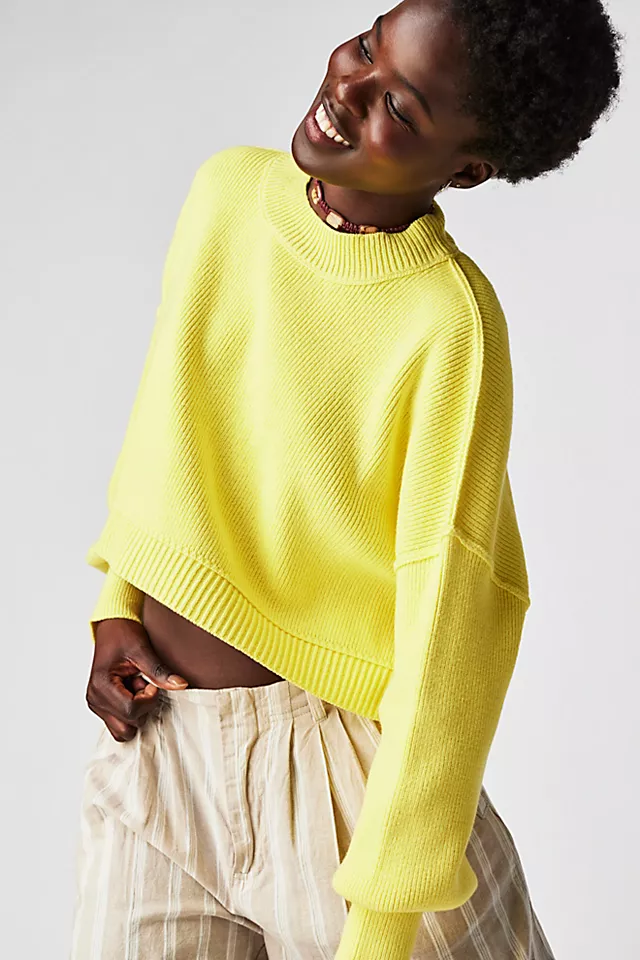 Easy Street Crop Pullover Pineapple Fusion