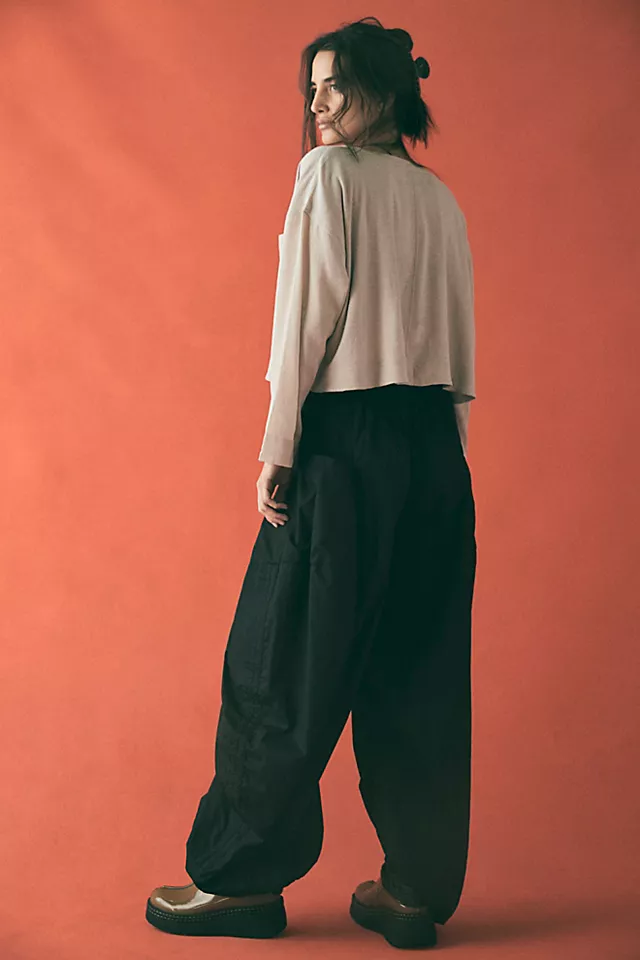 Sol Drawstring Pants Black