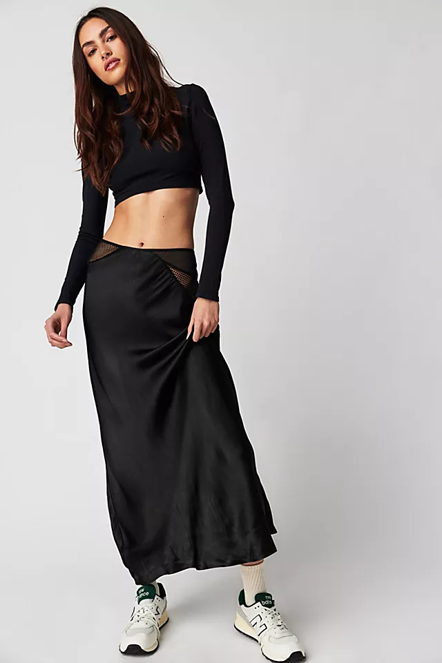 Third Form Crystal Clear Maxi Skirt Black