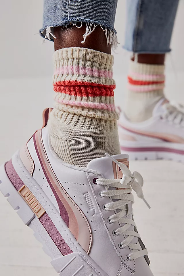 Mayze FS Interest Platform Sneakers Puma White / Pale Grape