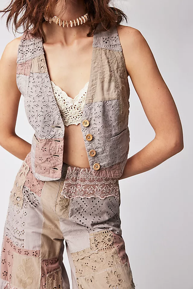 Sweet And Salty Vest Suit Set Shell