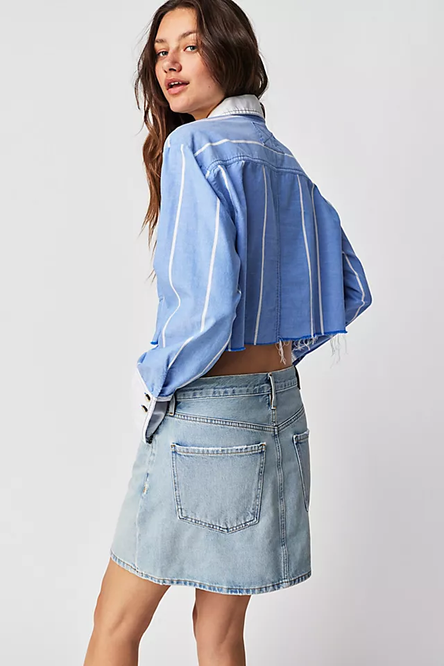 Citizens of Humanity Beatnik Mini Skirt Wavelength