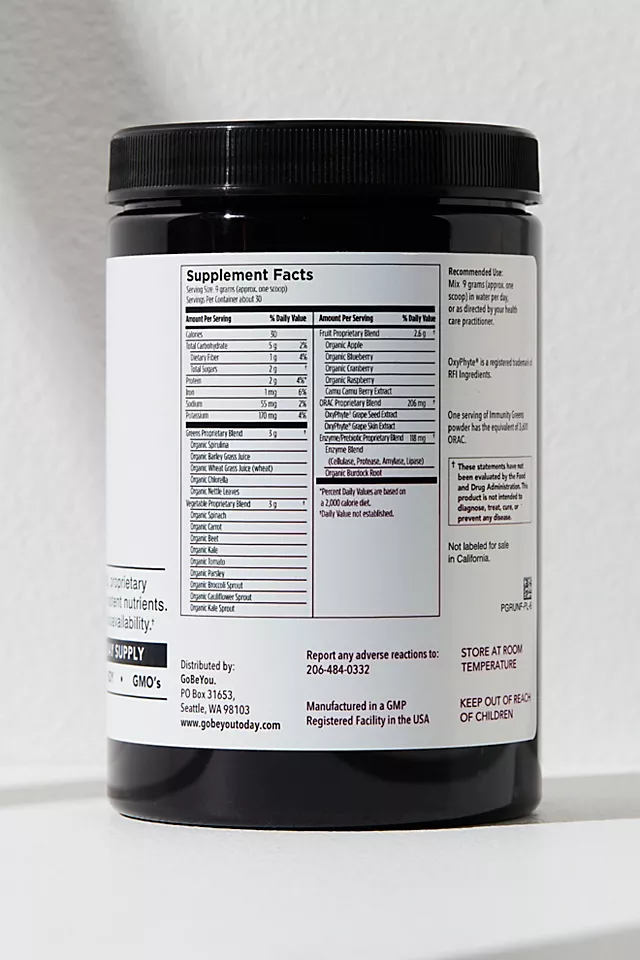 GoBeYou. Greens Powder One