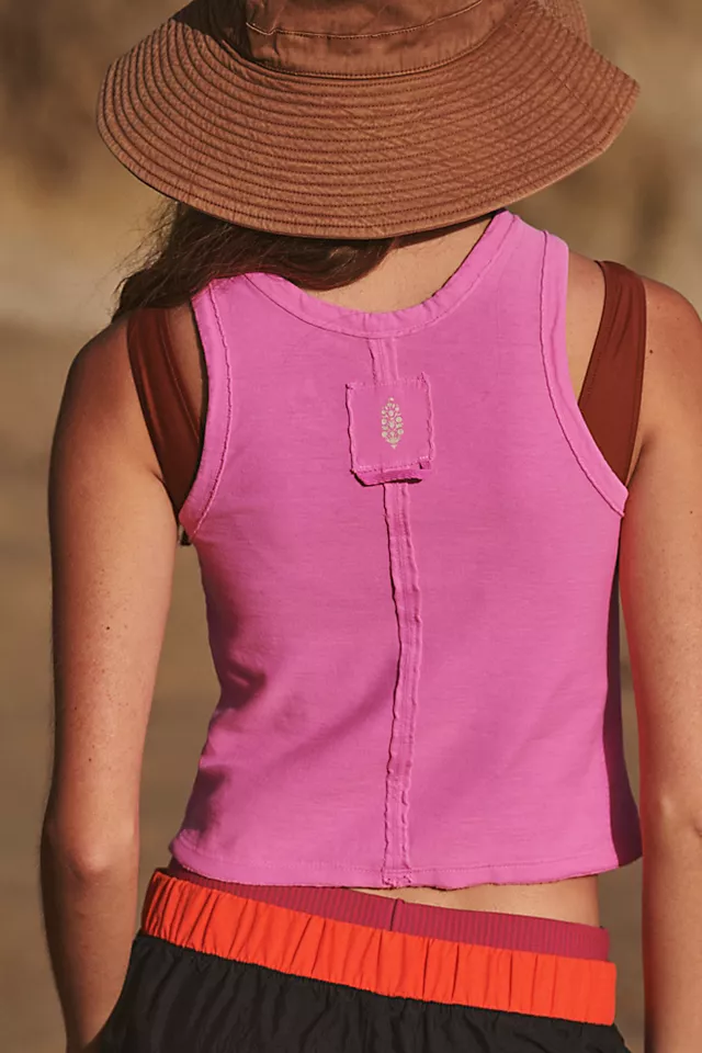 Back To Basics Tank Neon Magenta