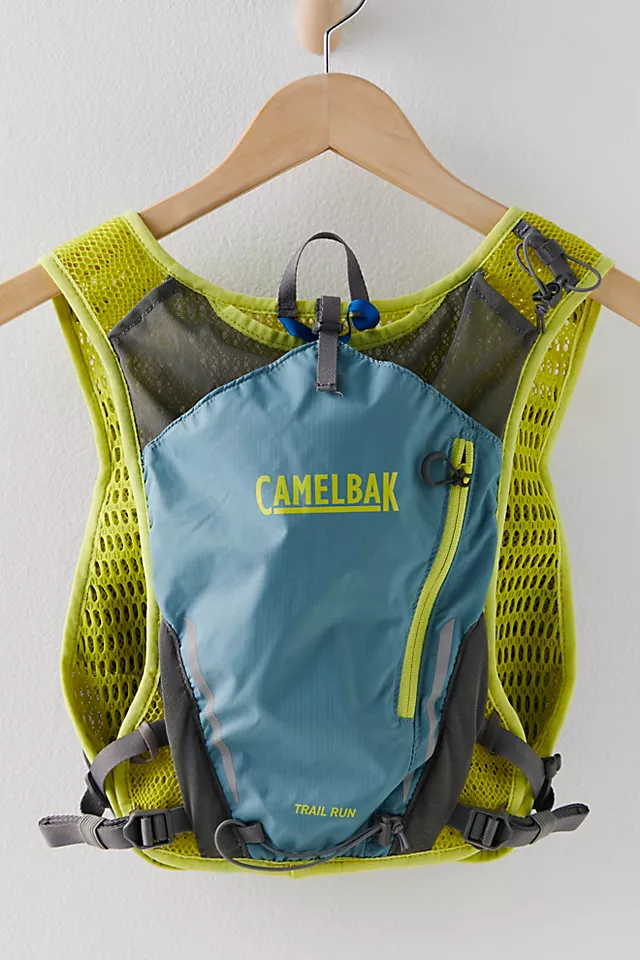 CamelBak Trail Run 34oz Hydration Vest Smoke Blue / Limeade