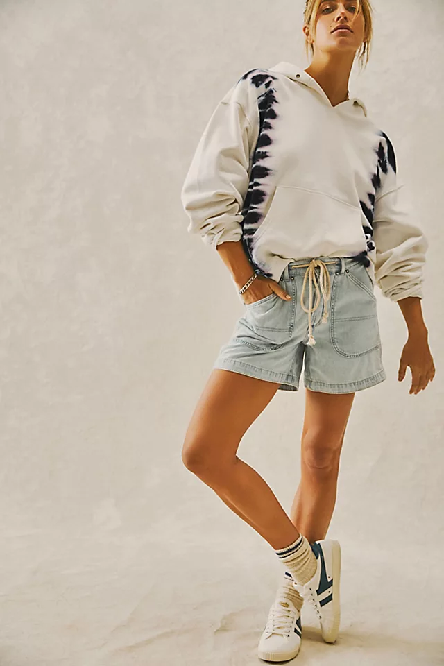 Washed It's A Vibe Hoodie Grey Morn Combo