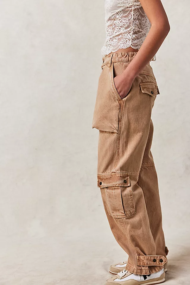 Marx Slouchy Cargo Jeans Sand