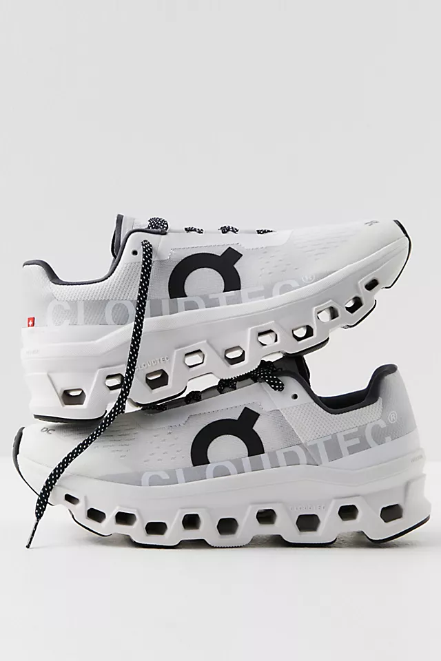 On Cloudmonster Sneakers Undyed White / White