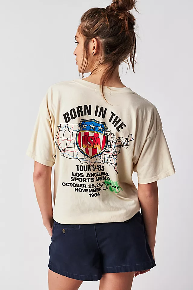 Bruce Springsteen Born In The USA Tee Stone Vintage