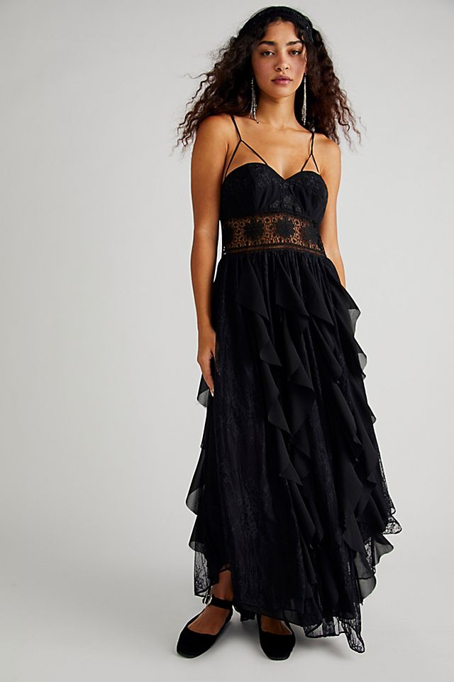 Black Magic Maxi Dress Black