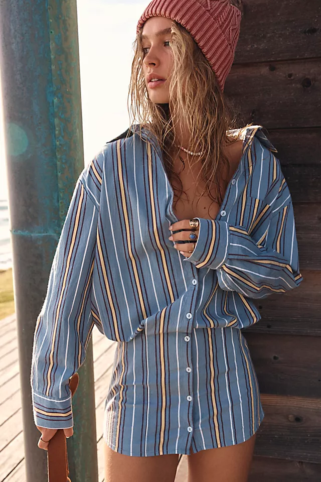 Not Your Boyfriend's Shirt Mini Dress