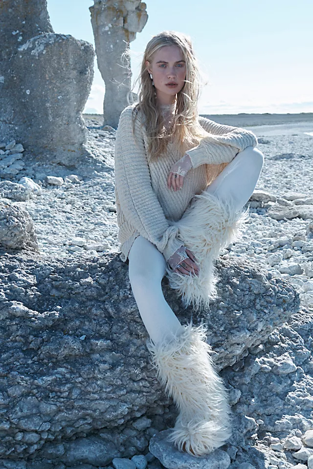 Snowies Mid Boots Ivory