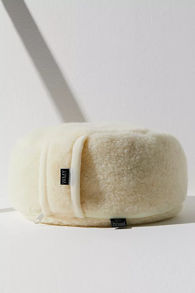 WearMyYoga Merino Wool Meditation Pillow White