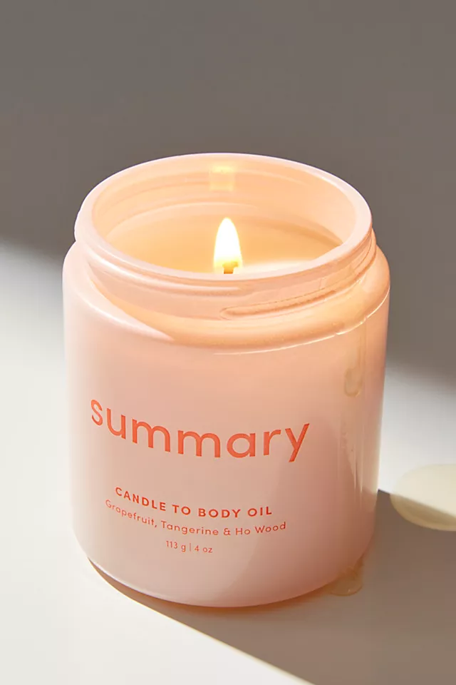 Summary Candle To Body Oil One
