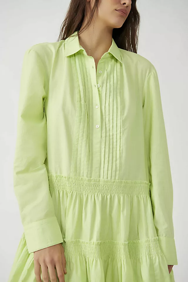 Billie Mini Dress Lime Glo