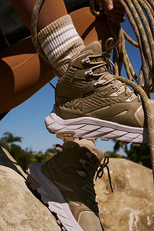 Hoka Anacapa Mid GTX Sneakers Dune / Lilac Marble