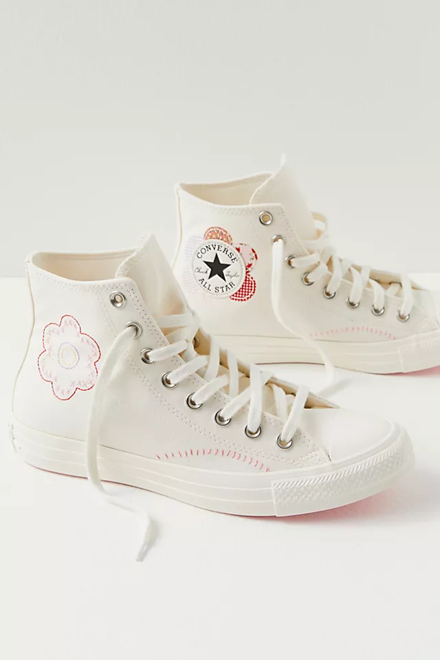Chuck Taylor All Star Gran Z Hi Top Sneakers Egret / Sunrise Pink