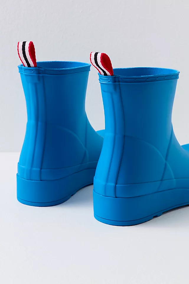 Hunter Play Short Wellies Poolhouse Blue