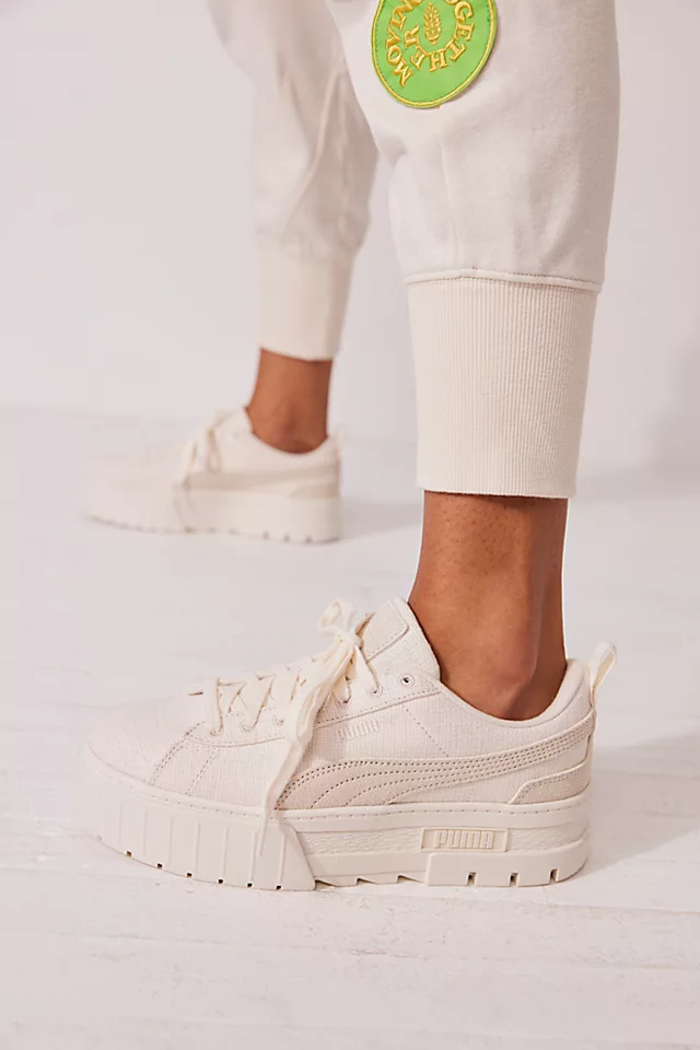 Mayze Canvas Sneakers Whisper White