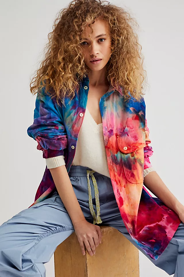 Riverside Tool & Dye Washed Cord Shirt Sunset