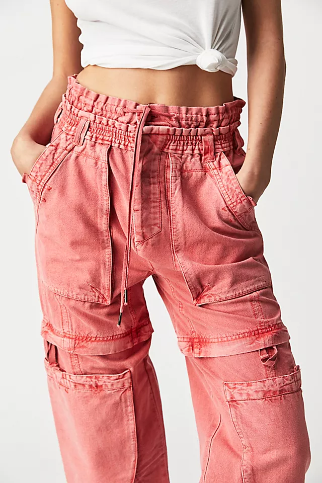 Wind Drift Convertible Pants Coral Bright
