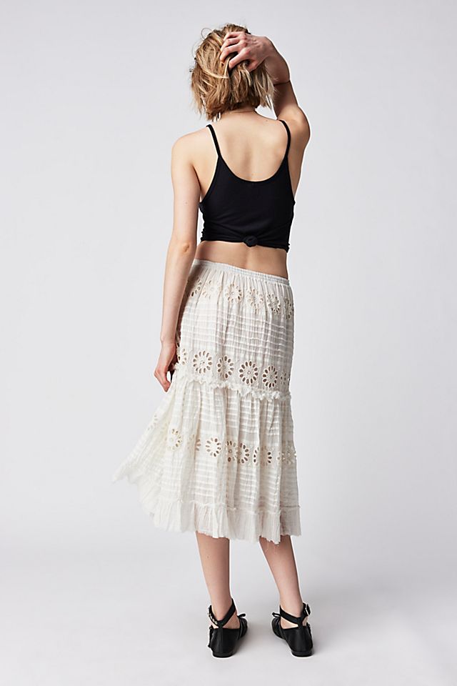 Lorelai Midi Skirt White