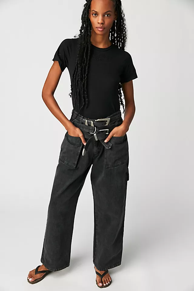 Down The Line Carpenter Pants Black