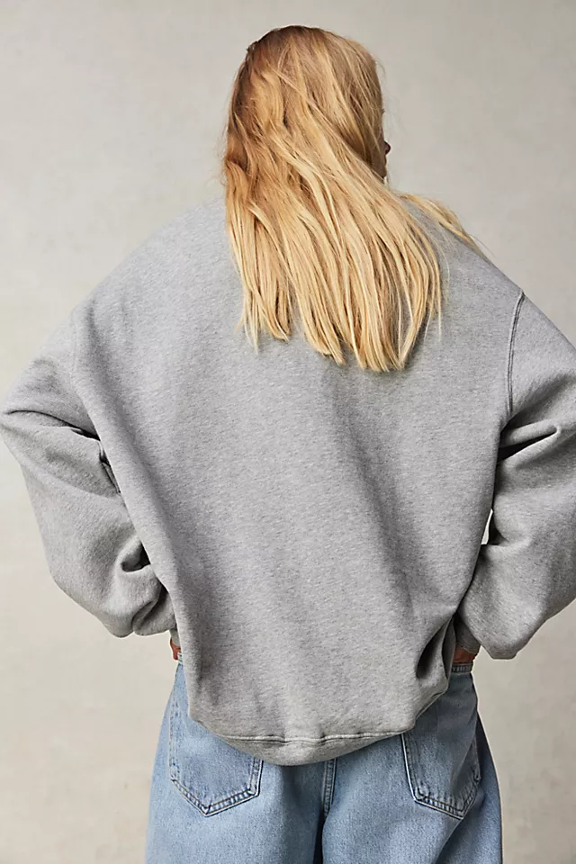 Heather Over And Out Pullover Heather Grey
