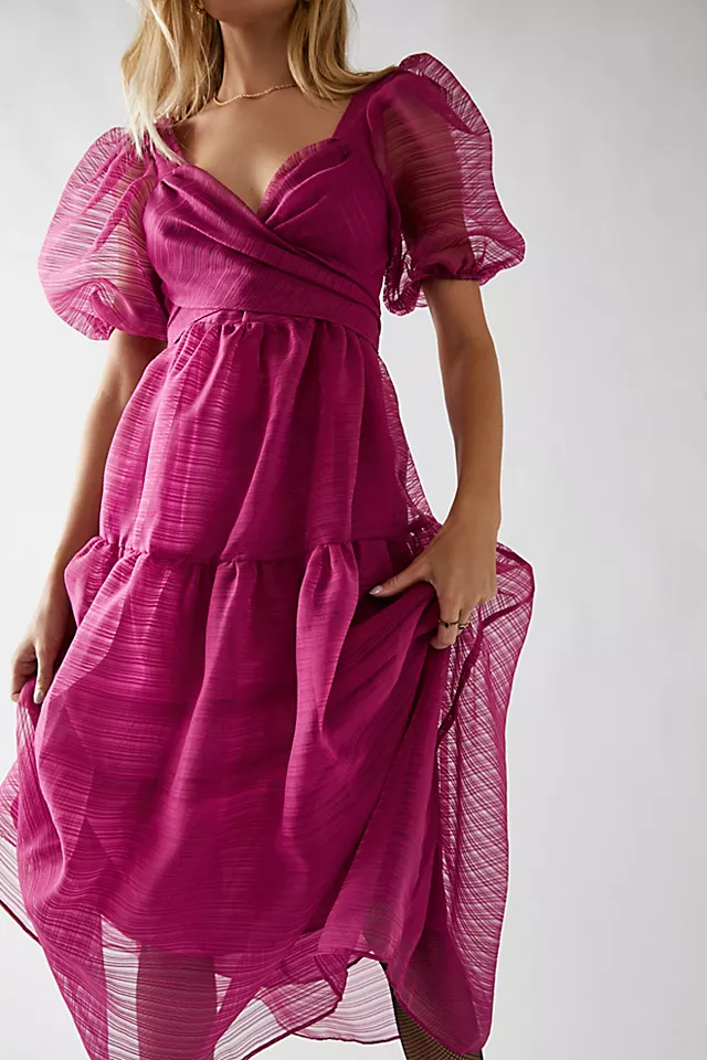 Hailey Dress Fuchsia Fizz