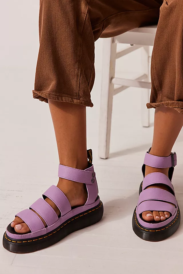 Dr. Martens Clarissa II Quad Flatform Lilac