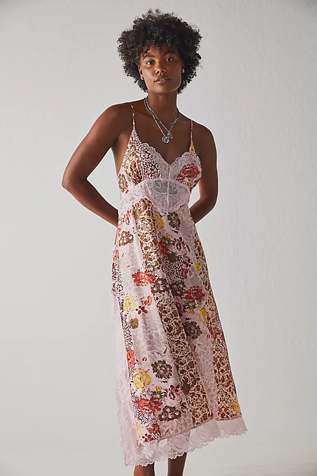 Right Now Midi Slip Blush Combo