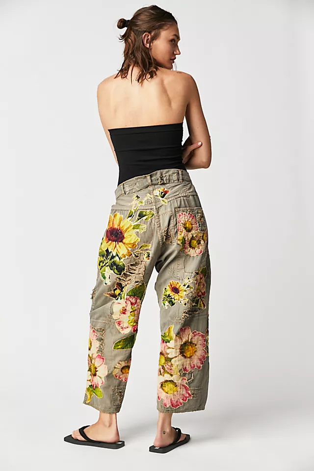 Magnolia Pearl Embroidered Jeans Ash