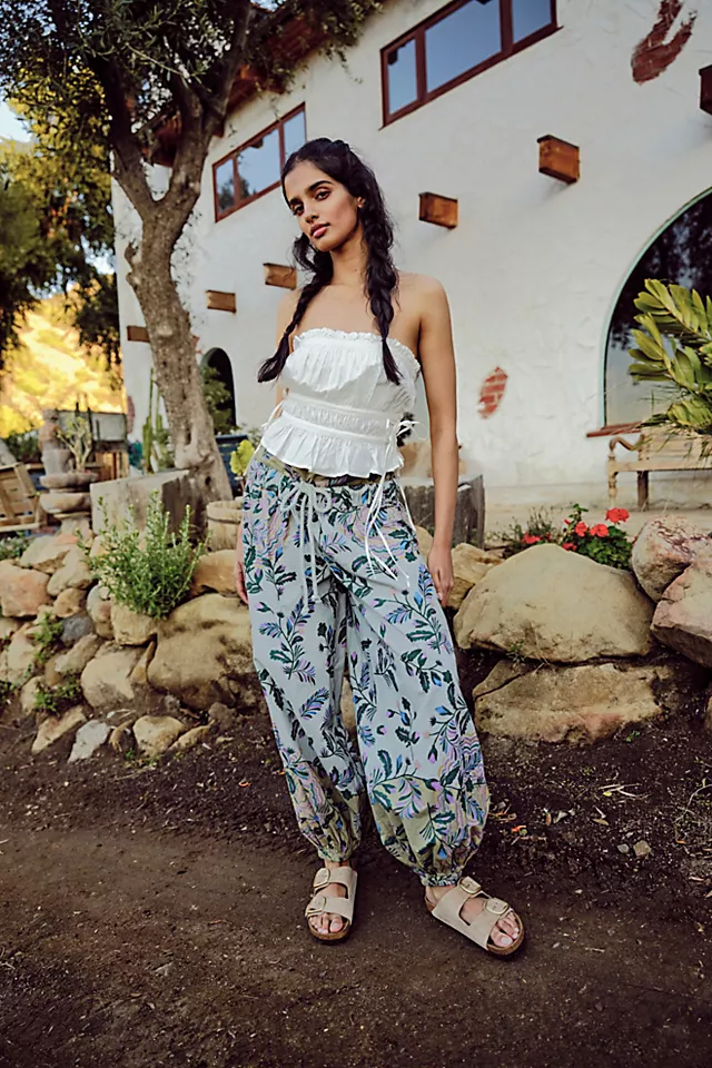 After Glow Balloon Pants Ivory Combo