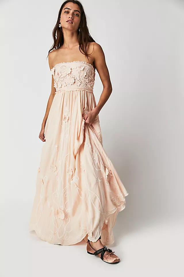 Rosa Maxi Dress Pale Dogwood Combo