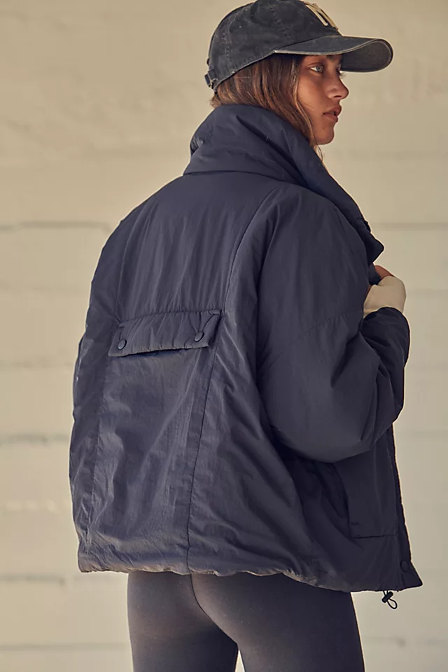 Phoebe Packable Puffer Jacket Black