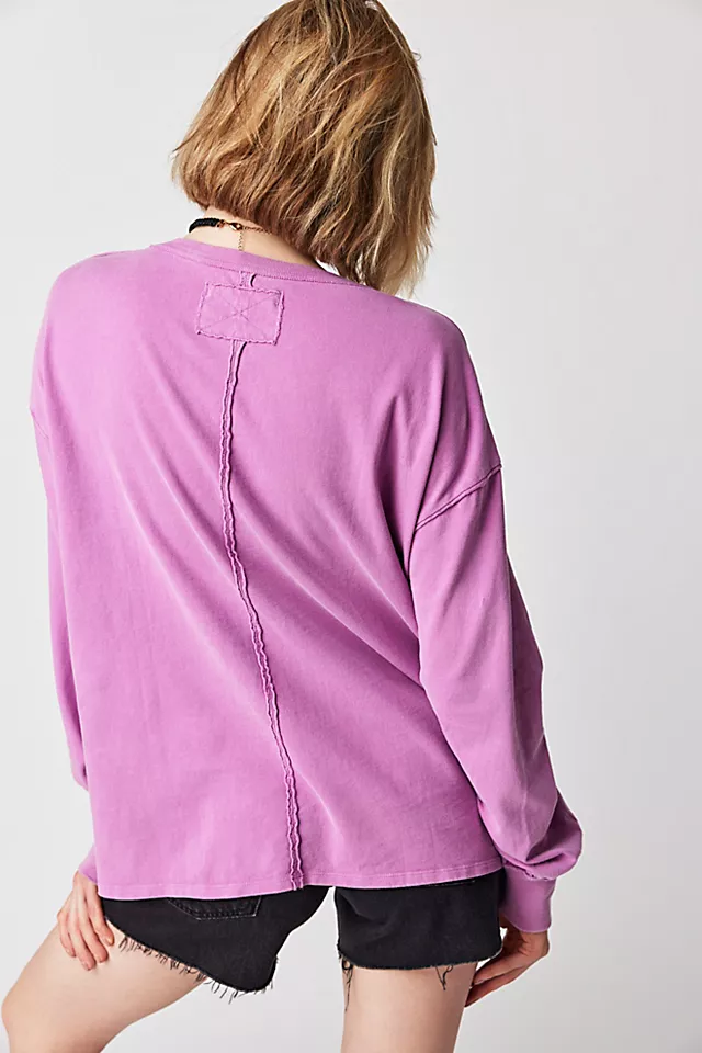 Fade Into You Tee Iris Orchid