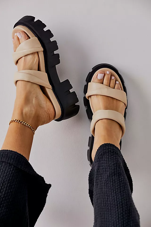 Jones Beach Lug Sole Sandals Sand