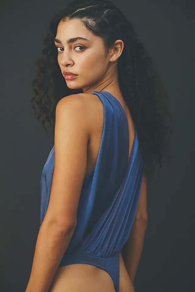 Night Owl Bodysuit Blue Metal