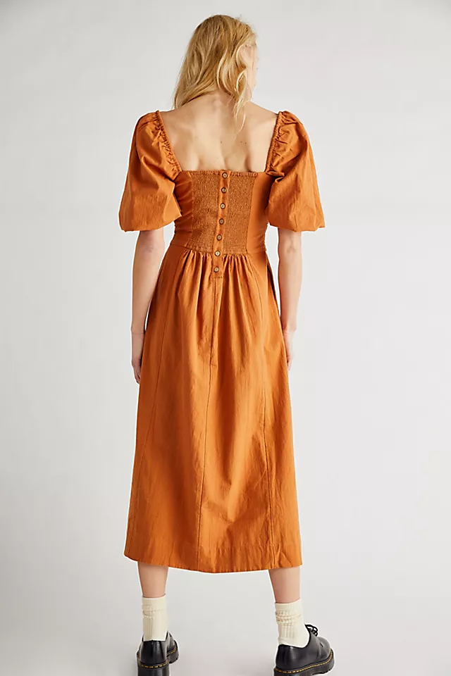 Ain't She A Beaut Midi Dress Terra