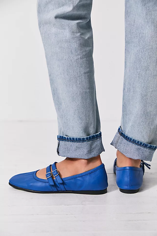Gemini Ballet Flats Cobalt