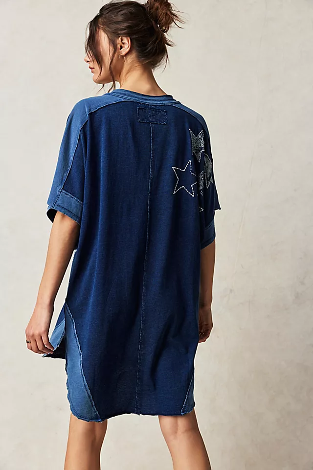 Heritage Hero Tee Indigo Combo