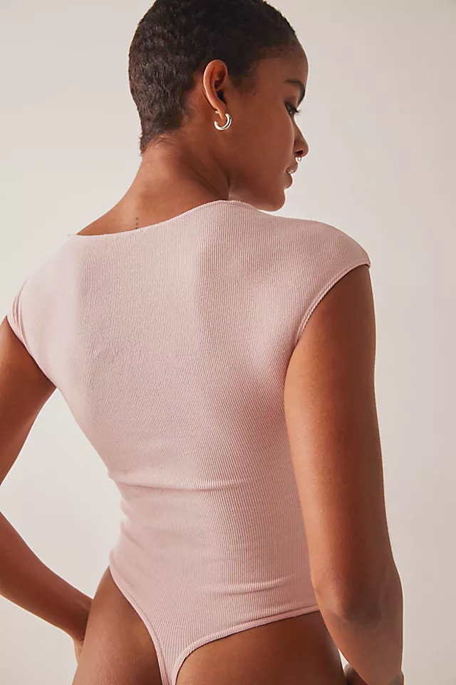 Another Love Bodysuit Silver Pink