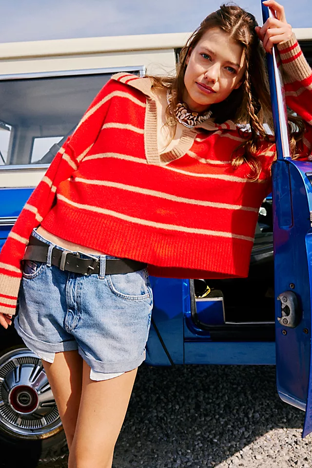 Yours Truly Mid-Rise Shorts Riverun