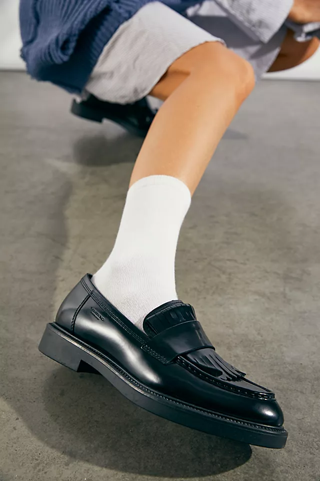 Vagabond Alex Kiltie Loafers Black