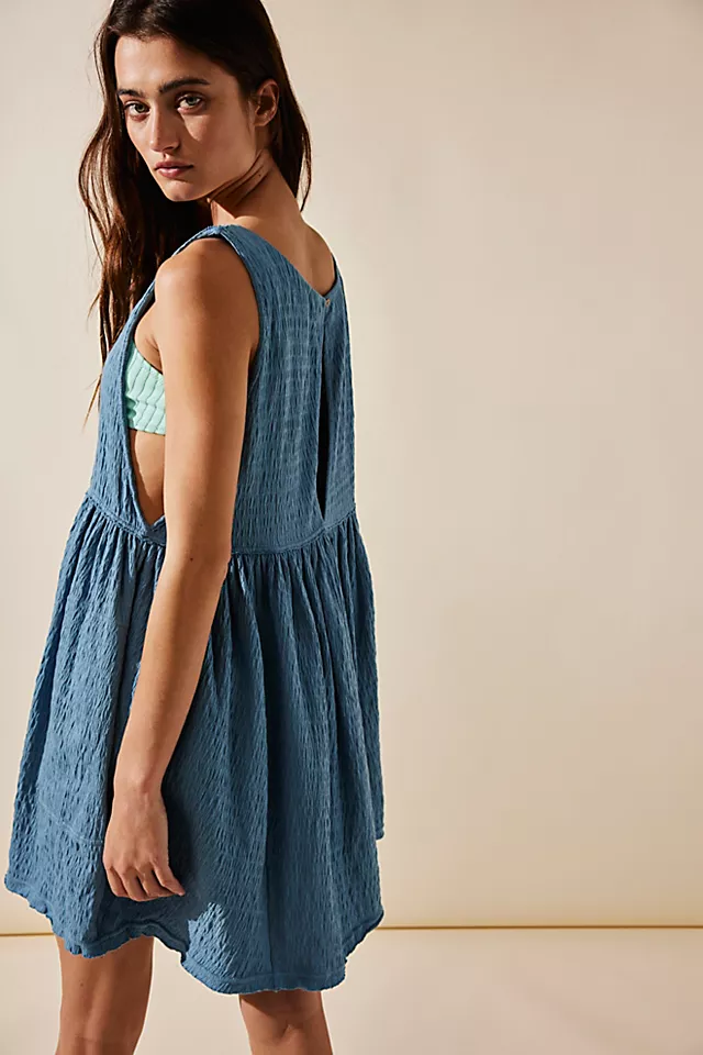 I'm Still Obsessed Sleeveless Mini Dress Coastal