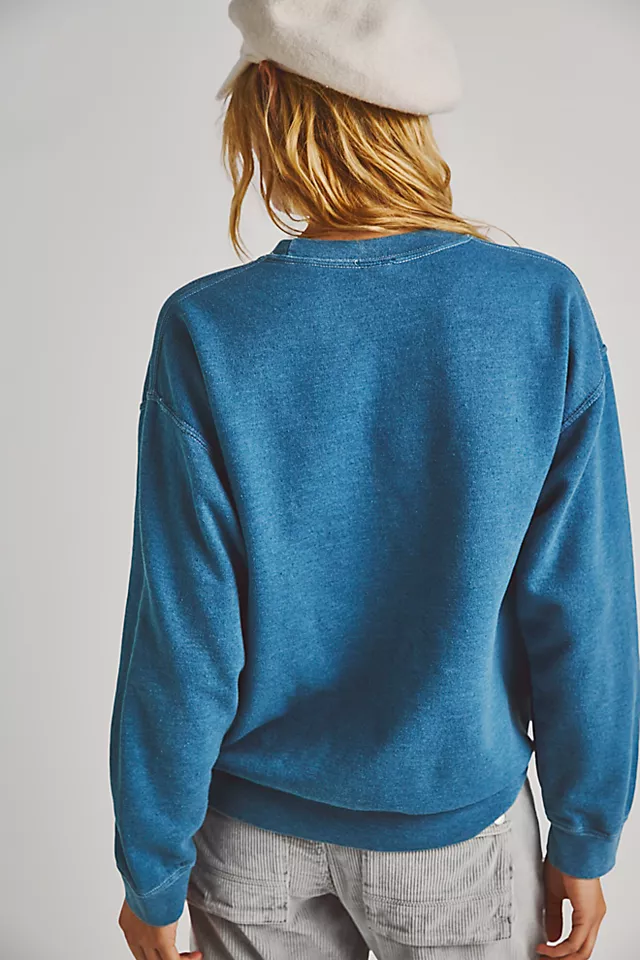 Peanuts Sweatshirt Black Sea Pigment